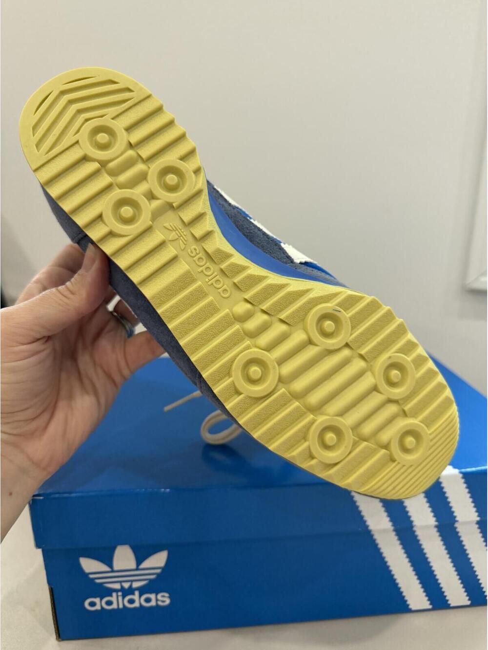 adidas Retro Blue White Suede Nylon Sneakers with Box SL 72 OG 8.5 - Picture 9 of 13